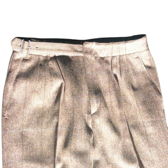 Zanella Pure Wool Pants,32, Brown & Multicolor Threading. - Picture 6 of 12